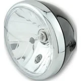 Lampe Licht SHIN YO 7 Zoll Scheinwerfer RENO, schwarz glänzend