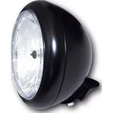 Lampe Licht SHIN YO 7 Zoll HD-STYLE Scheinwerfer, klares Glas (Prismenreflektor), schwarz glänzend,