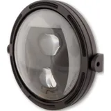 Lampe Licht HIGHSIDER 7 Zoll LED-Hauptscheinwerfer FRAME-R1 Typ 8, schwarz, seitliche Befestigung
