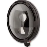 HIGHSIDER 7 inch LED main headlight FRAME-R1 type 8, black, bottom mounting HIGHSIDER 7 inch LED main headlight FRAME-R1 type 8, black, bottom mounting