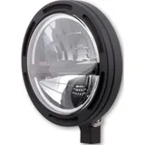 HIGHSIDER 5 3/4 inch LED headlight FRAME-R2 type 5, black, bottom mounting