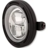 HIGHSIDER 5 3/4 inch LED headlight FRAME-R2 type 7, black, lateral mounting