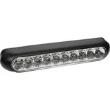 Rückleuchte Heckleuchte SHIN YO LED-Rücklicht LINE, schwarz, transparentes Glas, Nr.-Schild-Beleuchtung