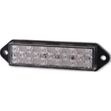 Rückleuchte Heckleuchte SHIN YO LED-Rücklicht, SUPERFLAT, Klarglas, mit Befestigungslaschen, E-gepr.