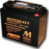 Akku MOTOBATT Batterie MBTX20UHD, schwarzes Gehäuse.