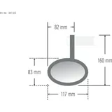 HIGHSIDER for: VICTORY handlebar end mirrors 301-025