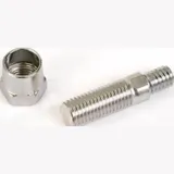 Threaded piece M10, chrome-plated