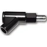 Mirror adapter M 10x1,25, right hand thread, black