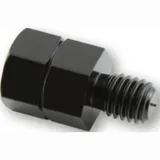 Mirror adapter hole M10 right on bolt M8 left black