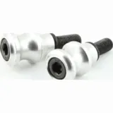 SHIN YO Bobbins M10 x 1,25, silber-schwarz