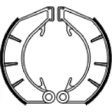 FERODO Brake shoes FSB 923
