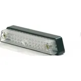 SHIN YO LED rear fog lamp with long connection cable, transparent glass