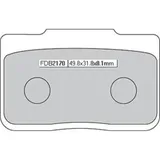 Bremsklötze FERODO Bremsbelag FDB 2170 Platinum