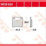 Bremsklötze TRW Lucas Bremsbelag MCB620