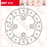 TRW Lucas Brake disc MST413, rigid
