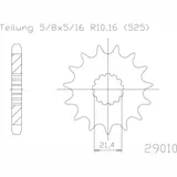 ESJOT Chain pinion, 17 teeth 92-29010-17