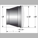 HIGHSIDER LED main headlight insert type 4, DRL, 7 inch