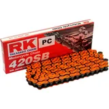 RK NON O-RING CHAIN ORANGE 420 SB for Motorcycles
