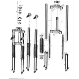 Feder Satz Telegabel Pränafa schwarz für Hercules Prima G3, Supra 4, 4 GP, MK 1, 2, 2S MG00026464