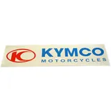 Aufkleber Kymco 111x27mm transparent 10258