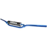 Lenkstange Lenker Motocross Aluminium mit Strebe und Polster blau - 22mm 16809