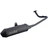 Auspuff Polini Sport schwarz matt für Peugeot Kisbee 50 ie 4T Euro5 2021- 190.0080