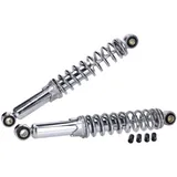 Federbein Stoßdämpfer Satz 300mm verstellbar Chrom für Puch, Schwalbe, Star, Spatz 29676