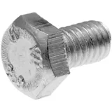 Bolzen Schrauben 6-kant DIN933 M6x10 Vollgewinde verzinkt (50 Stück) 34277