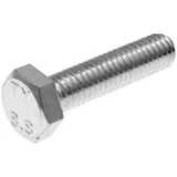Bolzen Schrauben 6-kant DIN933 M6x25 Vollgewinde verzinkt (25 Stück) 34280