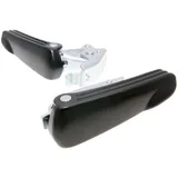 foot peg set black for Vespa GT, GTS 125-300cc 34385