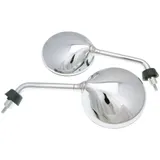 Rückspiegel Spiegel Set M8 Chrom kurz für Vespa GTS, GTV, LXV, LX, S, Primavera, Sprint 34429