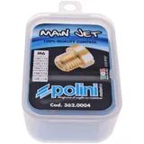 main jet set Polini for Dellorto carburetor 6mm size 100-118 362.0004