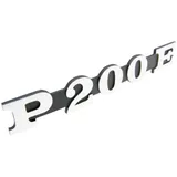 Emblem Logo Schild / Schriftzug "P200E" für Seitenverkleidung für Vespa P 200 E 36352
