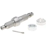 Achse Radwelle 126mm mit Mutter und Kronenmutter für Piaggio, Gilera 36488