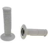 handlebar rubber grip set Domino 1150 off-road half waffle grey 37072