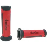 Griffgummis Griffe Satz Domino A350 On-Road rot / schwarz mit offenen Enden 37154