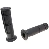 handlebar rubber grip set Domino half waffle quad, ATV thumb throttle 22/22mm - black 37200