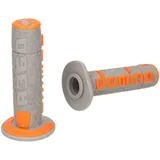 Griffgummis Griffe Satz Domino A360 Off-Road grau / orange 37826
