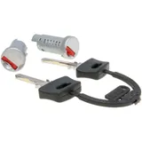 steering lock / 2 lock barrel set for Piaggio ZIP, TPH, NRG, SKR, Free, Sfera, Vespa PX, PK, P, Cosa 38459