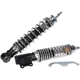 shock absorber kit front & rear Carbone Sport black / chrome for Vespa ET4, LX, LXV 125-150cc 39284 shock absorber kit front & rear Carbone Sport black / chrome for Vespa ET4, LX, LXV 125-150cc 39284