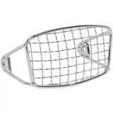 Vorderlicht Lampengitter / Scheinwerfergrill eckig verchromt für Puch Maxi, Vespa Citta 40004