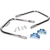 Transport Gepäckträger Set hinten Chrom kurzer Stützbügel für Simson S50, S51, S70 40786