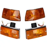 indicator light set complete front and rear, orange for Vespa PX 125-200, Vespa T5 40997 indicator light set complete front and rear, orange for Vespa PX 125-200, Vespa T5 40997