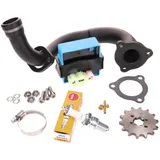 derestriction kit CDI unit adjustable / black manifold for Derbi Senda, Aprilia RX 50, SX 50, Gilera RCR, SMT 2018- (Euro4) 4123 derestriction kit CDI unit adjustable / black manifold for Derbi Senda, Aprilia RX 50, SX 50, Gilera RCR, SMT 2018- (Euro4) 4123