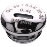 gear cover screw plug chrome style plastics for Simson S51, S53, S70, S83, SR50, SR80, Schwalbe KR51/2 41382