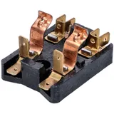 fuse box 2-pole 6-plug-in for Simson S50, S51, S53, S70, S83, SR50, SR80, KR51/2, KR51/1, SR4-1, SR4-2, SR4-3, SR4-4 41685