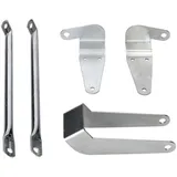 Anbauteile Set Knieblech / Beinschutz 5-teilig für Simson S50, S51, S70 41898