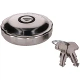 Tankdeckel Chrom-Optik (mit Schloss) für Simson S50, S51, SR50, Schwalbe, Sperber, Spatz, Star 41939