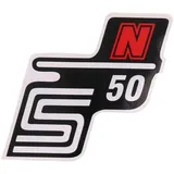 logo foil / sticker S50 N red for Simson S50 41963
