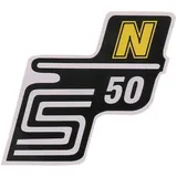 Emblem Logo Schriftzug S50 N Folie / Aufkleber gelb für Simson S50 41964